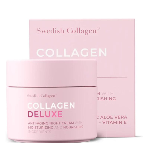 Нощен крем Anti-aging с Ретинол, Хиалурон и Колаген 50 мл Swedish Collagen